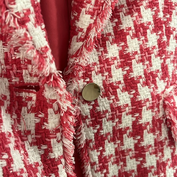 Anne Klein Pink Fringe Jacket - Picture 5 of 9